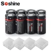 Soshine 3.7V 18350 1000mAh Rechargeable Battery 1000mAh Lithium Batteries Li-ion Battery 1000 Times Cycle Charge Full Time 1h 1
