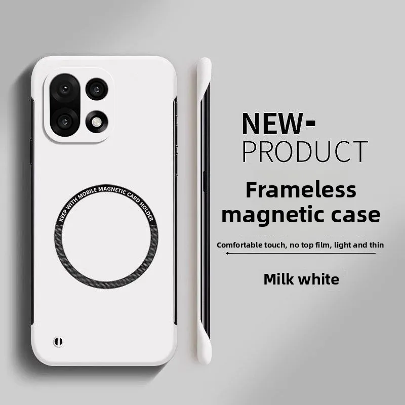 Ultra Thin Frameless Magnetic Phone Case - Rugged Matte Protective Cover
