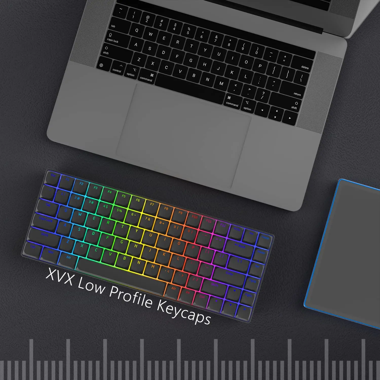 Pbt Personalizado Baixo Perfil Keycaps 118 Teclas Xvx Horizon Keycaps para 60 65 75 100 Cereja Gateron mx Switches Teclado Gamer - Imagem 5