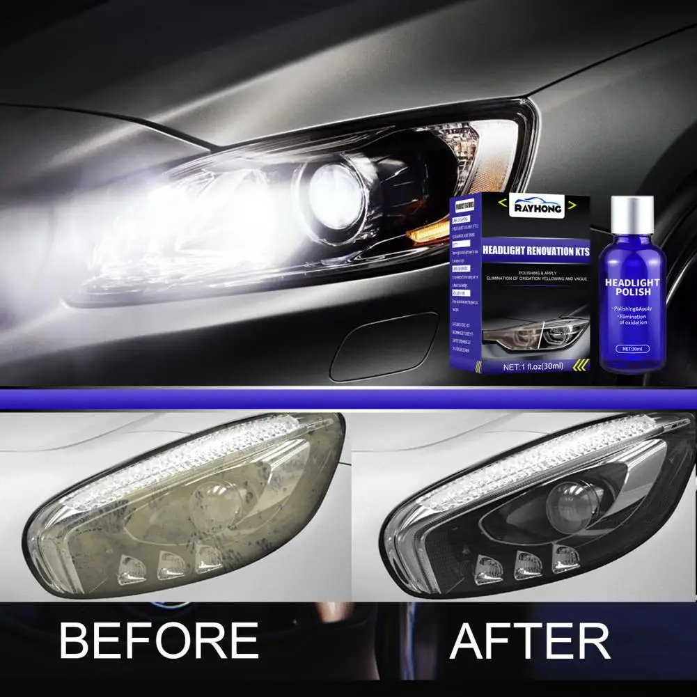 Car Scratch Remover Liquid Headlight Polishing Scratch Repair