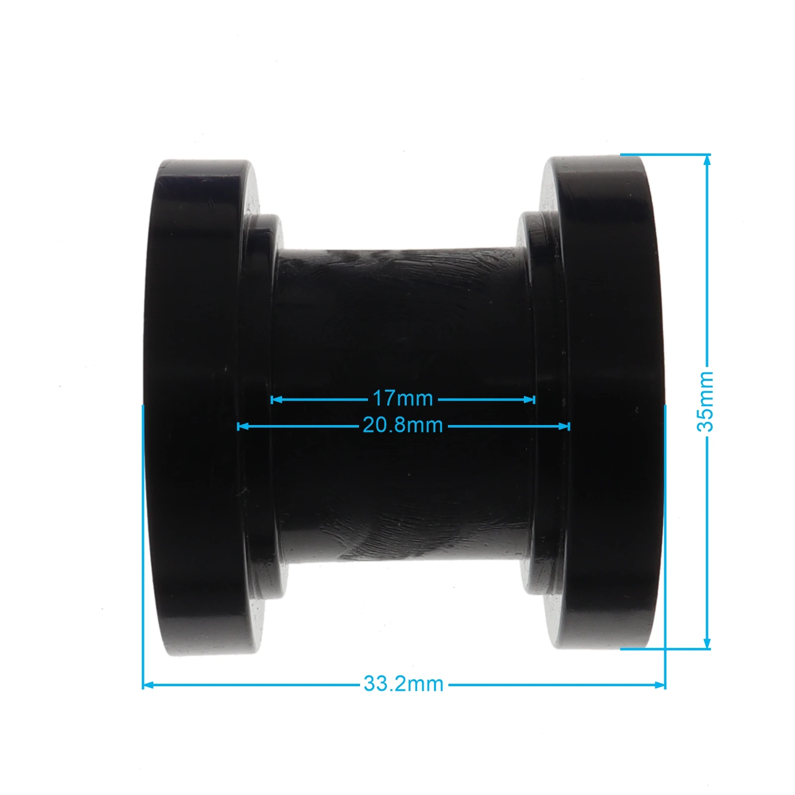 Motorcycle Chain Tensioner Pulley 10mm/8mm Concave Chain Roller Pulley Tensioner Wheel Guide for Motorized Pit Bike Motorcycle
