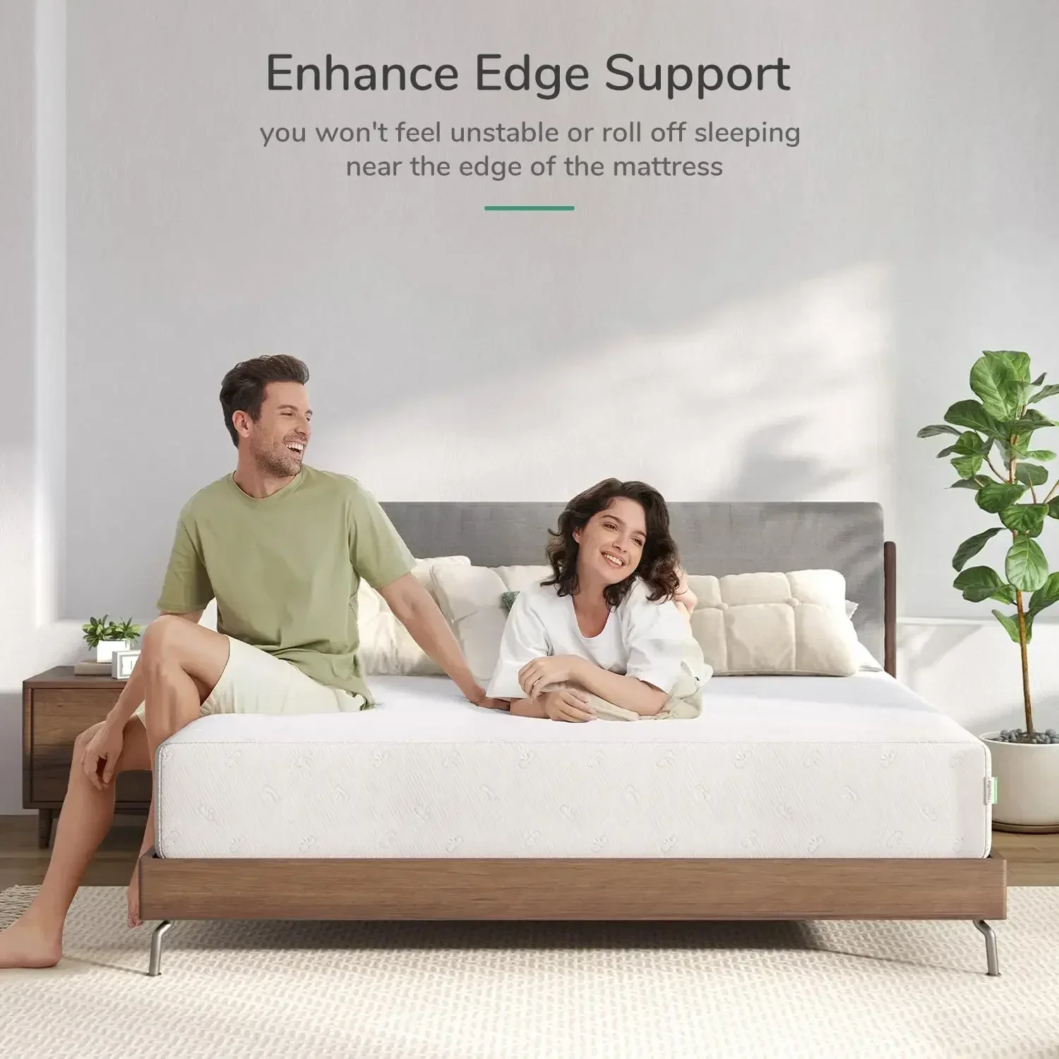 NEW-King Mattress, 12 Inch King Size Memory Foam Mattress Removable Washable Mattress Cover,Memory Foam Mattress King