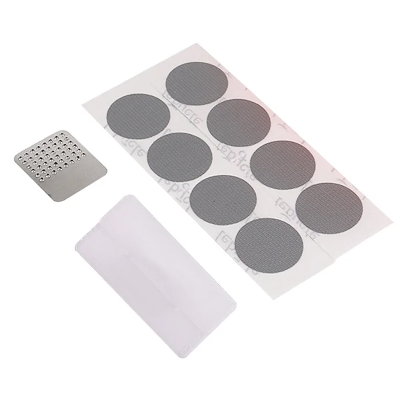 

8PCS Glueless Chip Patches Bicycle Inner Tire Repair Kit Mountain Bike Tire Repair Tools Thin Road Bike Repair Tool Set