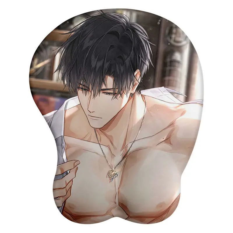 

Milk Silk Fabric Mousepad Two-dimensional Animation Wrist Rest Office Game Mouse Pad Sexy Chest Muscle Hand Pad