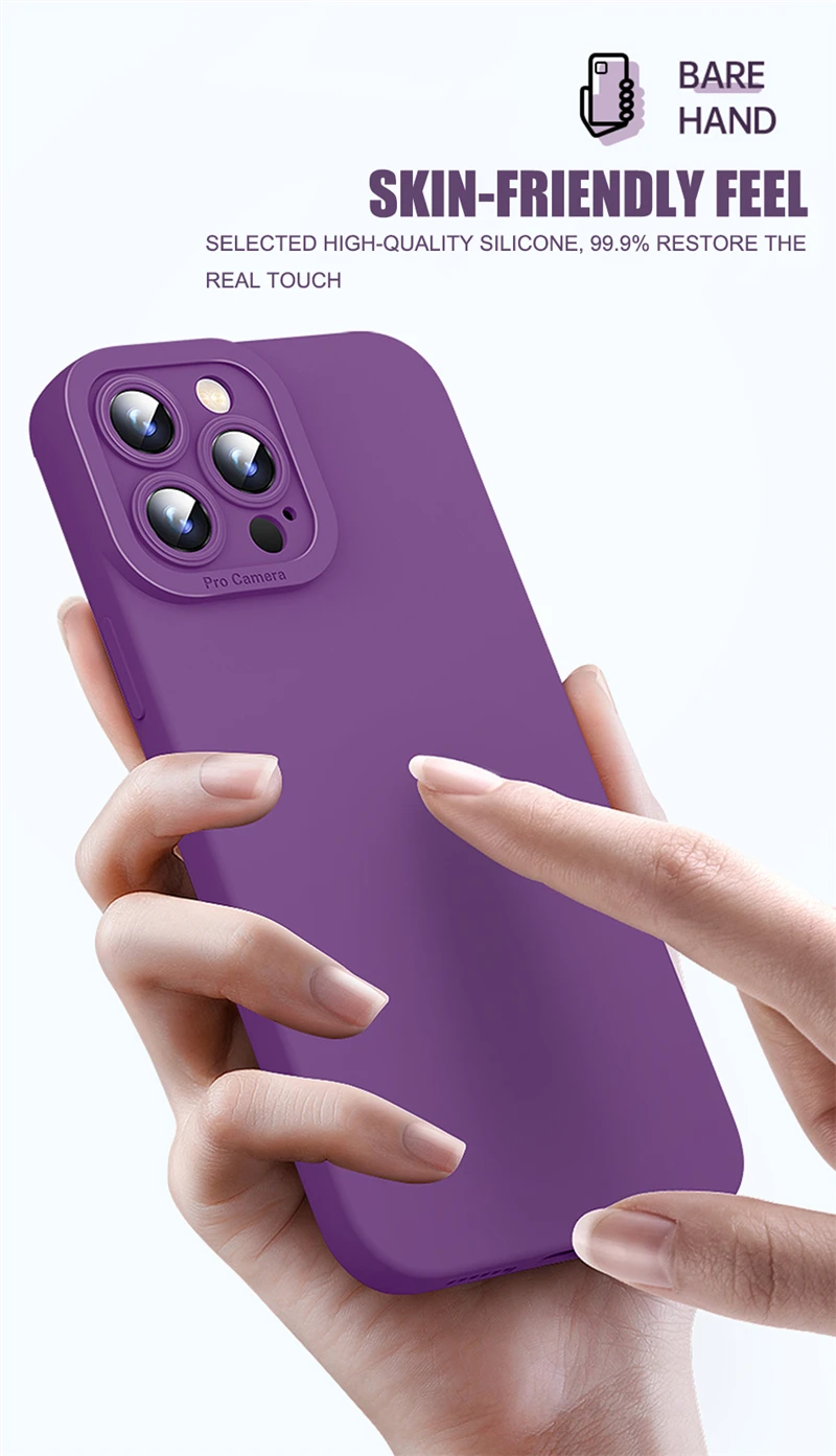 Liquid Silicone Phone Case For Xiaomi Mi And Redmi Models_voghion.com