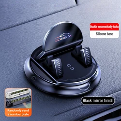 Universal 360° Rotating Phone Stand with Sticky Suction Cup for Dashboard and Home Use (Send Num plate)