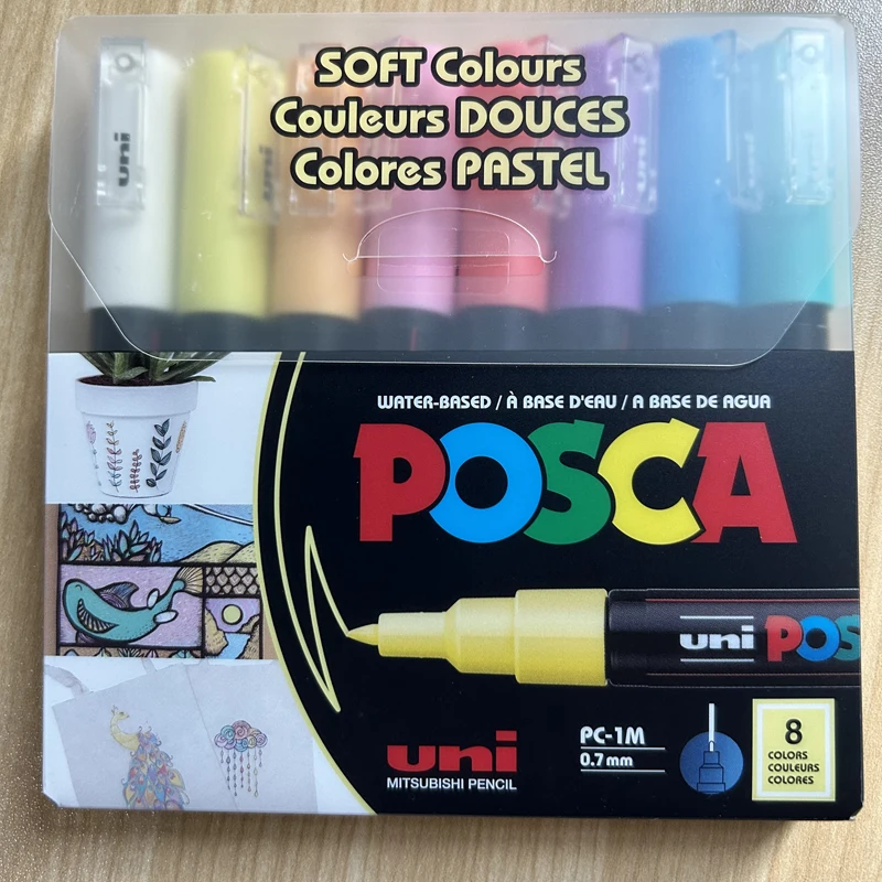 POSCA Mitsubishi Pencil - 8 Marker PC5M - Konische Spitze - Kalte