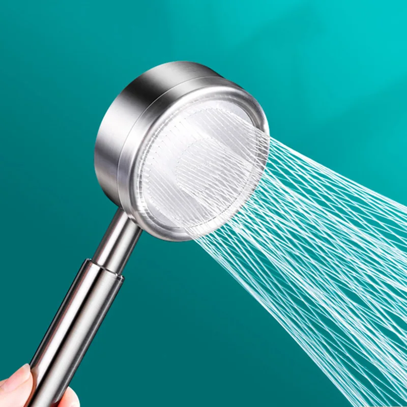 ShowerHead304StainlessSteelShowerHeadHandheldPressureBoostShowerSet12Inch.jpg