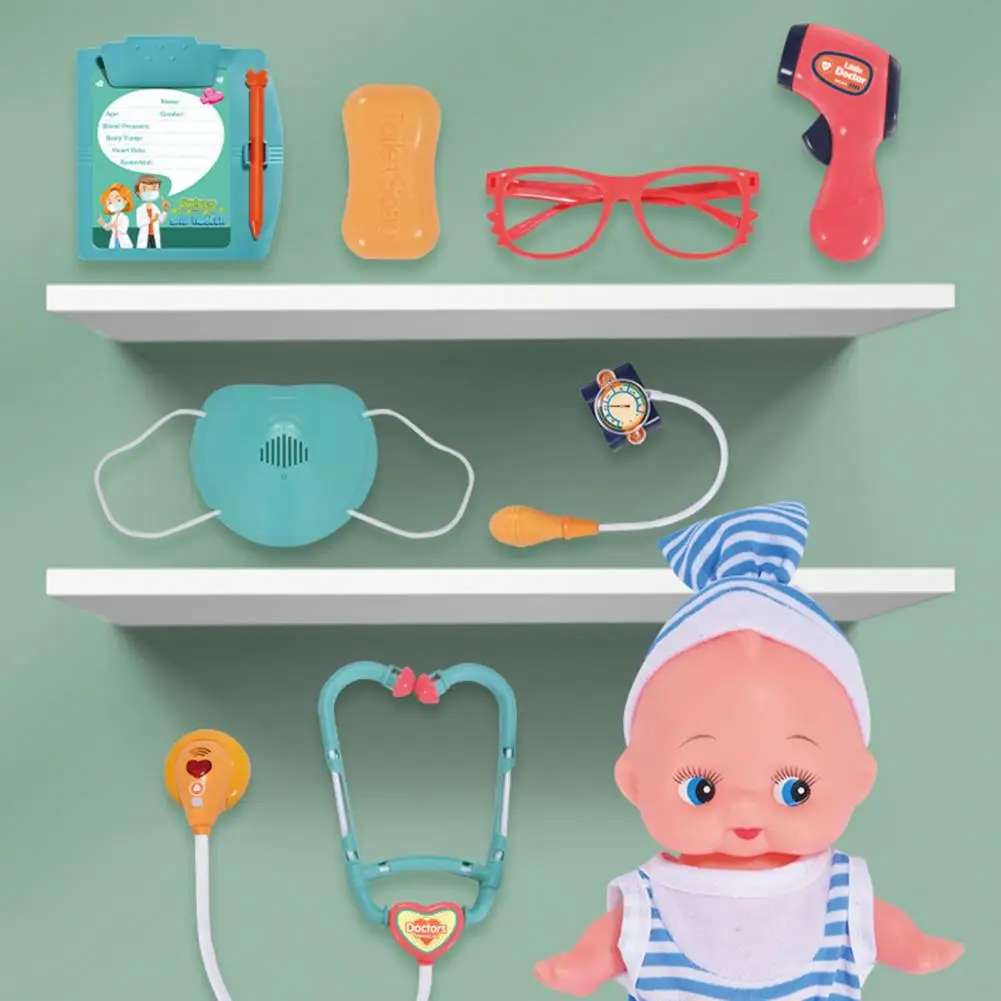Doctor Dress-up Costume for Kids Educational Kids Doctor Kit with Realistic Ct Machine Medical Tools Toy for Role Boys