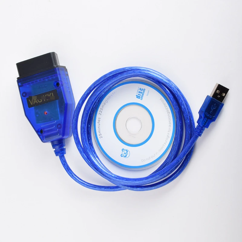 New forVagCOM KKL OBD Fault Instrument with forVAG409.1 CH340 KKL USB Interface Chip Interface forVaG KKL OBD2  Diagnostic Cable 5