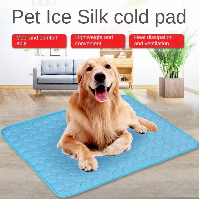 

Summer Self Cooling Mat for Dogs Cats Dog Cooling Mat Breathable Pet Crate Pad Portable Washable Pet Cooling Blanket