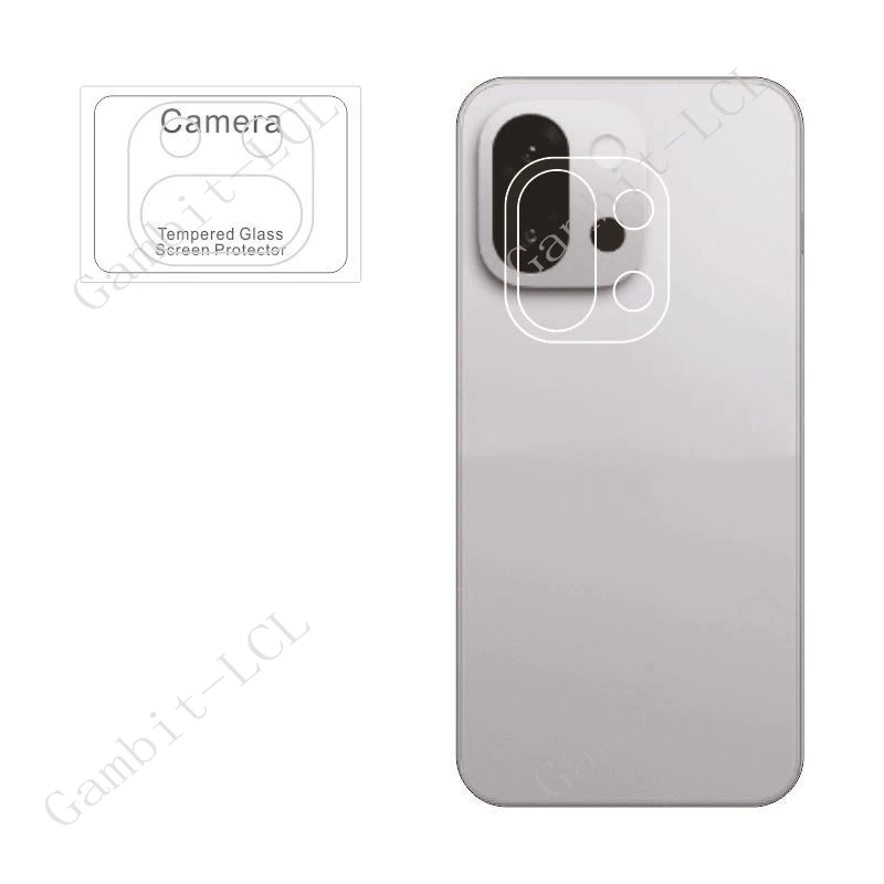 Premium 3D 9H HD Tempered Glass Screen and Camera Lens Protector Set
