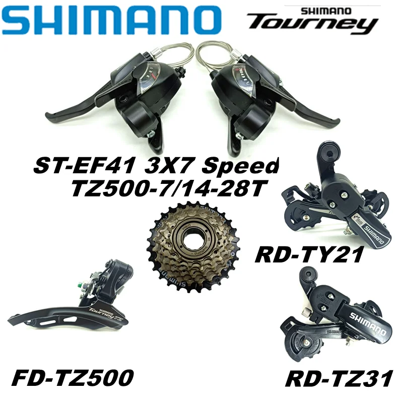 Frenos Cambio Bici 3x7 Palancas Bicicleta Palanca De Cambios Y