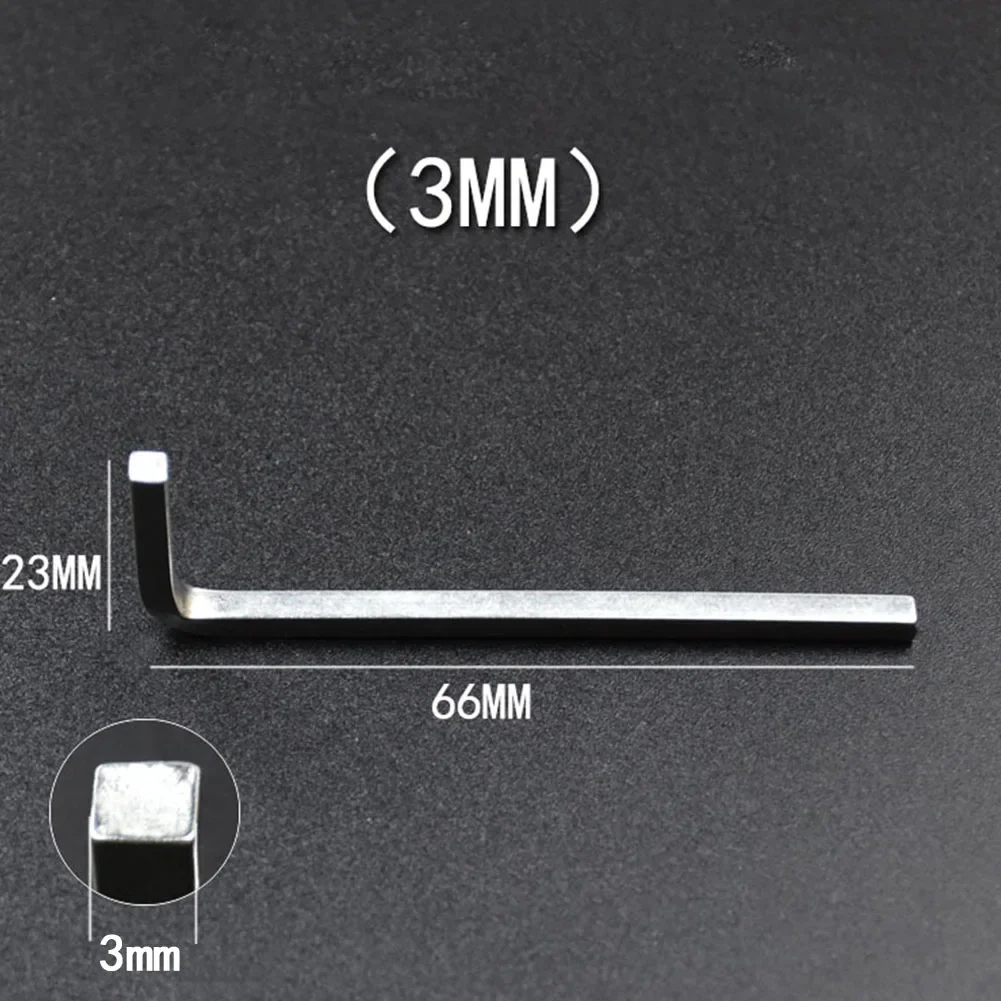 ​Wrench L Shape Square Wrench 1Pcs Equipment 4 Point Square Head Square Key Square Screw Chromium Vanadium Steel