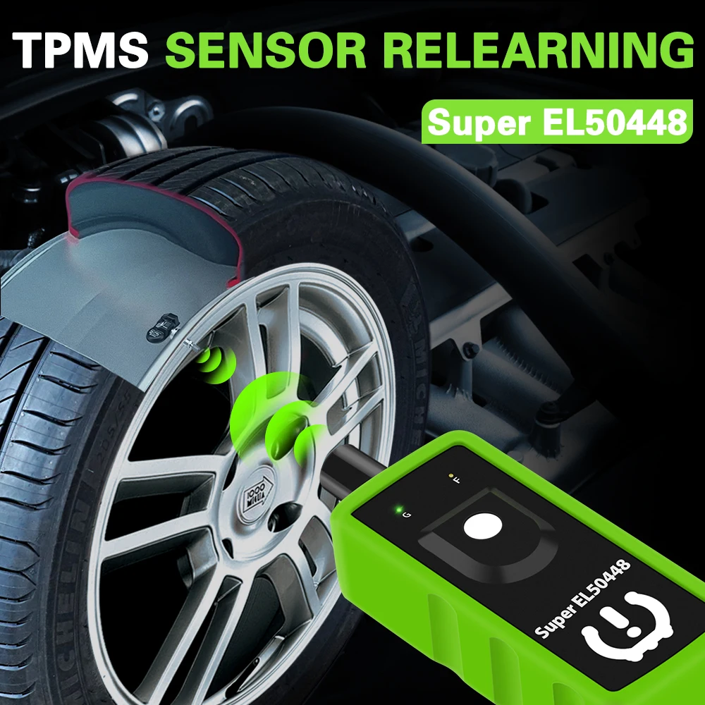 Tire Pressure Monitor Car Diagnostic Tool OBDResource Universal Car TPMS EL50448 Tire Pressure Monitoring Sensor System Relearning Tool For Ford BMW Jeep GMC Chevrolet