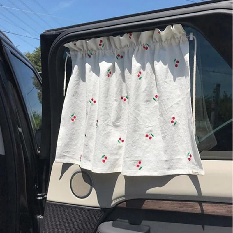 Korean Style Car Curtain for Baby Window Sun Shade Cover Suction Cup UV Protection For Baby Kids Children Stroller Accessories baby trend expedition double jogger stroller accessories	 Baby Strollers