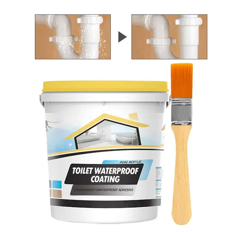 

Transparent Waterproof Glue Toilet Anti Leak Nano Glue Roof Repair Agent Weather Resistant Sealant Leak trapping Repair Tools