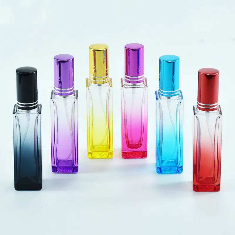 

10/30pcs Empty 20ml Perfume Spray Bottle Colorful Glass Refillable Atomizer Scent Sprayer Cosmetic Container Packaging Wholesale