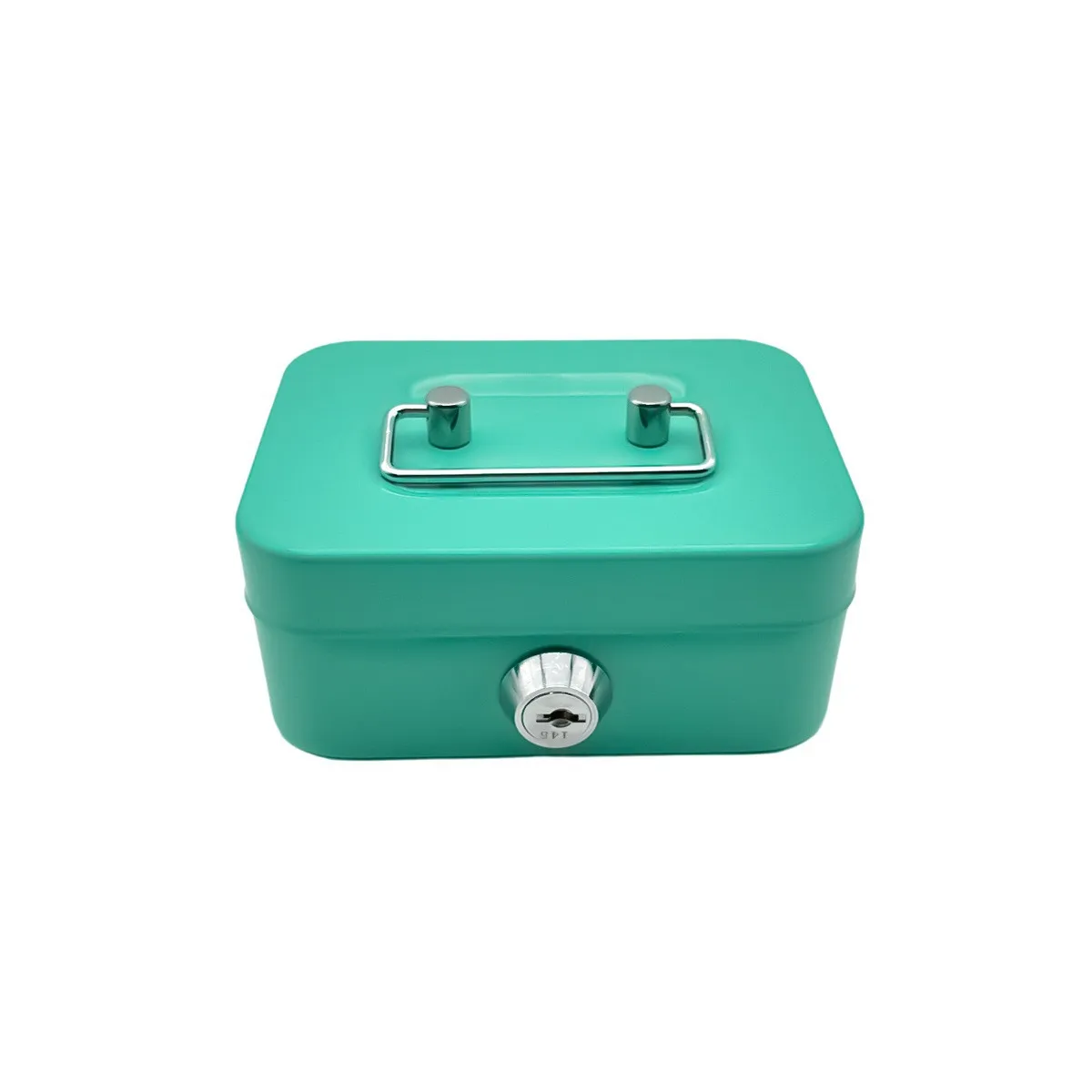 Portable Piggy Bank Storage Box Small Size Key Storage Coin Lock