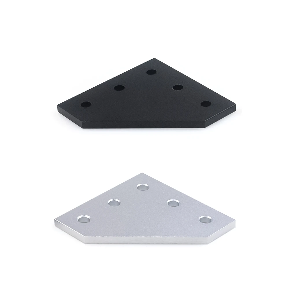 8Pcs Openbuilds 5 hole L 90 Degree Joining Plate Corner Angle Bracket Connection for /3030/4040 Aluminum Extrusion Profile cutting bracket metal clamping plate aluminium spacers