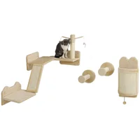 Wall Mounted Cat Shelf Set - Stylish and Functional Cat Furniture 2