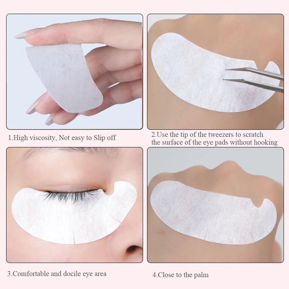 100pairs U Shape Eyelash Pads Grafted Lash Hydrogels Gel Patches Under Eye Pads for Eyelash Extension Tips Sticker Makeup Tools eyelash patch eyelash pads eyelash patches eyelash accessories eyelash extension supplies