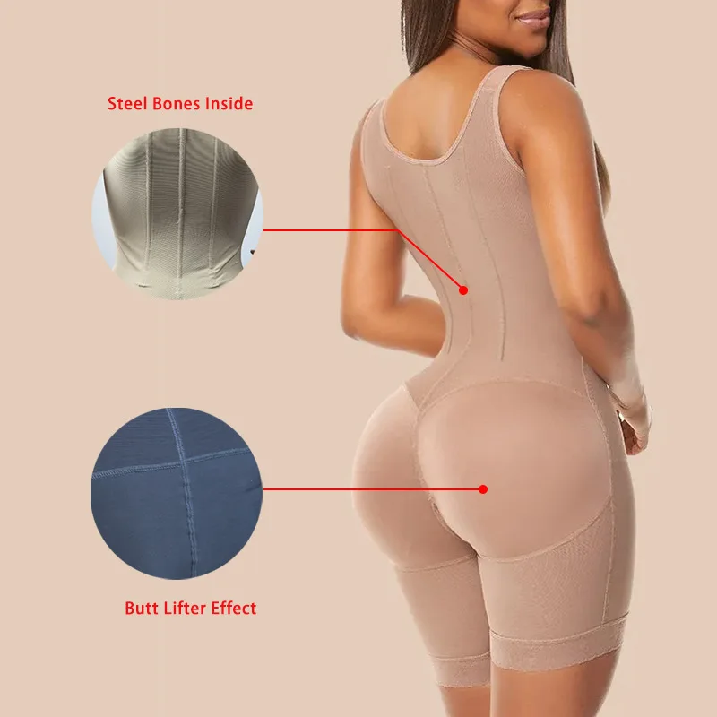 New Sleeveless Bodysuit Shapewear Abdominal Tightening And Hip Lifting Body Shaping Jumpsuit Chest Support Shaping