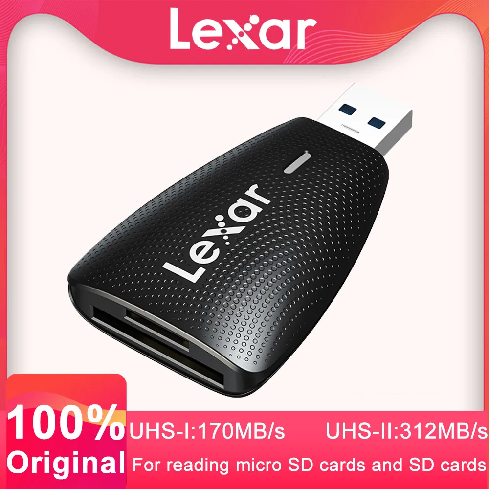 Lexar usb 3 1 card reader 2 in 1 sd micro sd card reader trans flash jpg