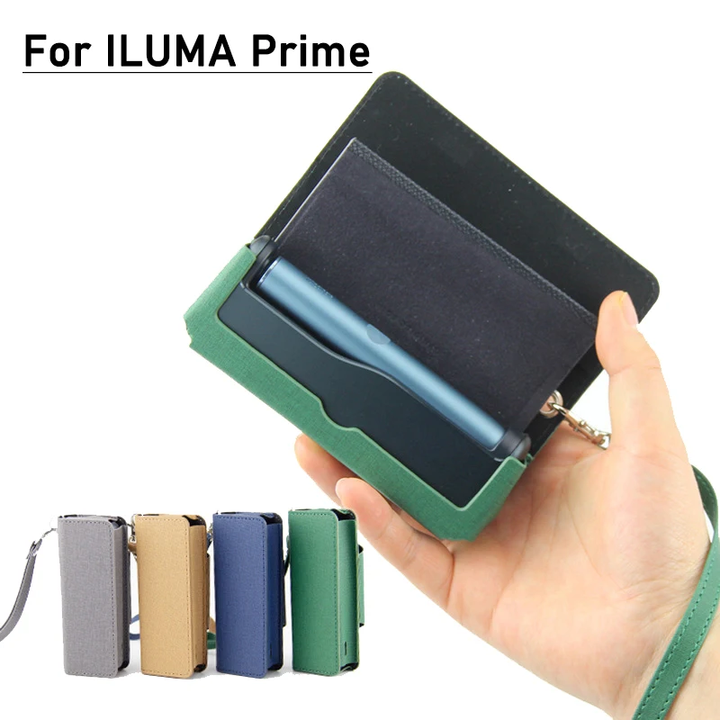 2023 New Leather Holder Pouch Cover Per Iqos Iluma Prime Case Storage Bag Cover Protettiva Shell Protection Accessories