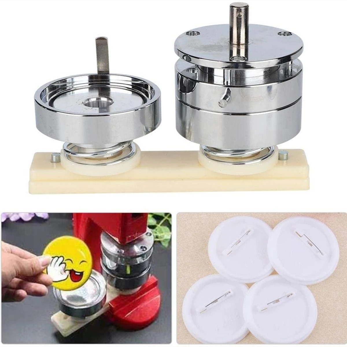 

25MM-75MM DIY Round Badge Making Dies Molds Badge Button Maker Die Mold for Button Pin Badge Press Maker Machine Punching Mould