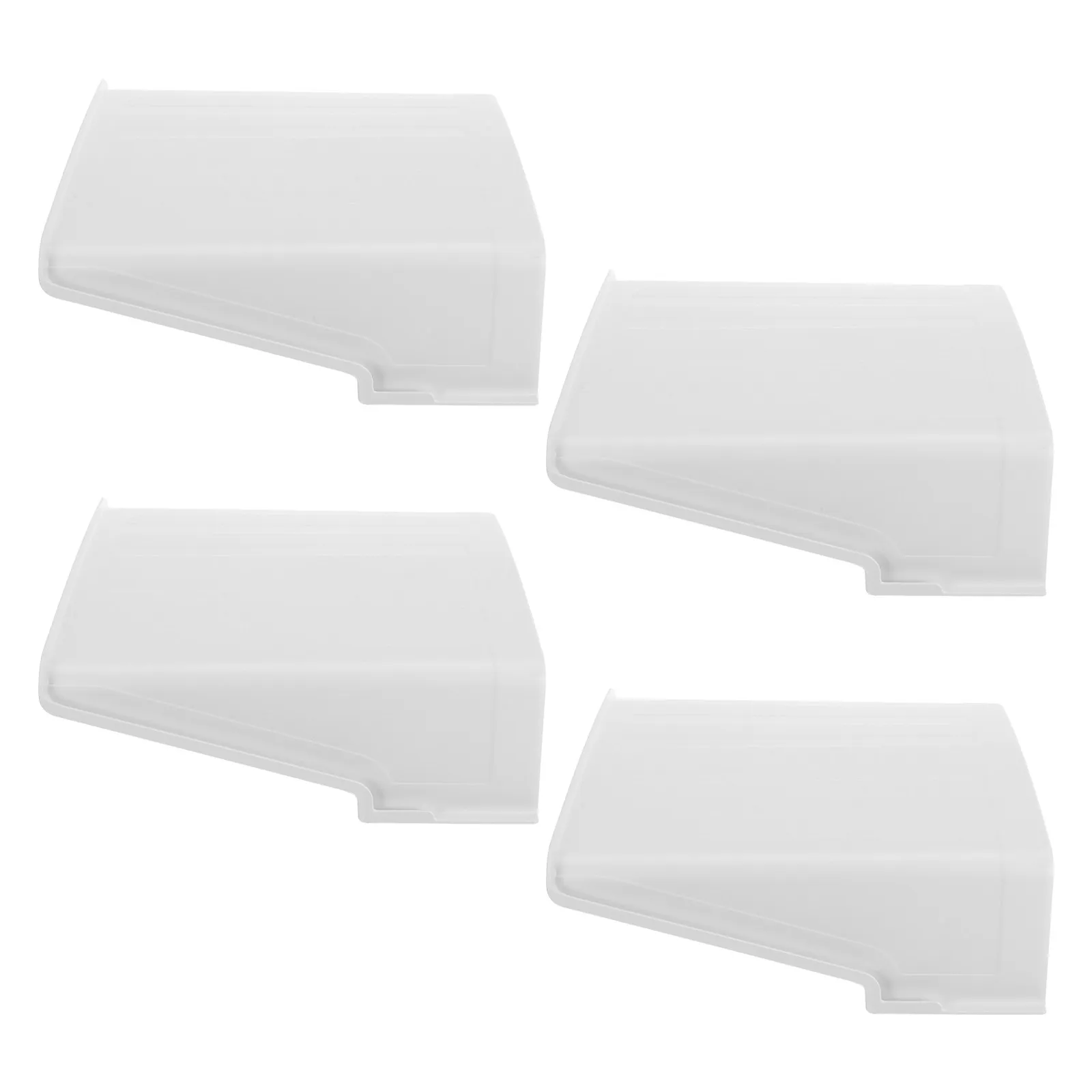 4Pcs 야외 카메라 레인 커버 방수 보안 카메라 보호 커버 거리 공원 캠퍼스를위한 비바람에 견디는 태양 비 그늘막