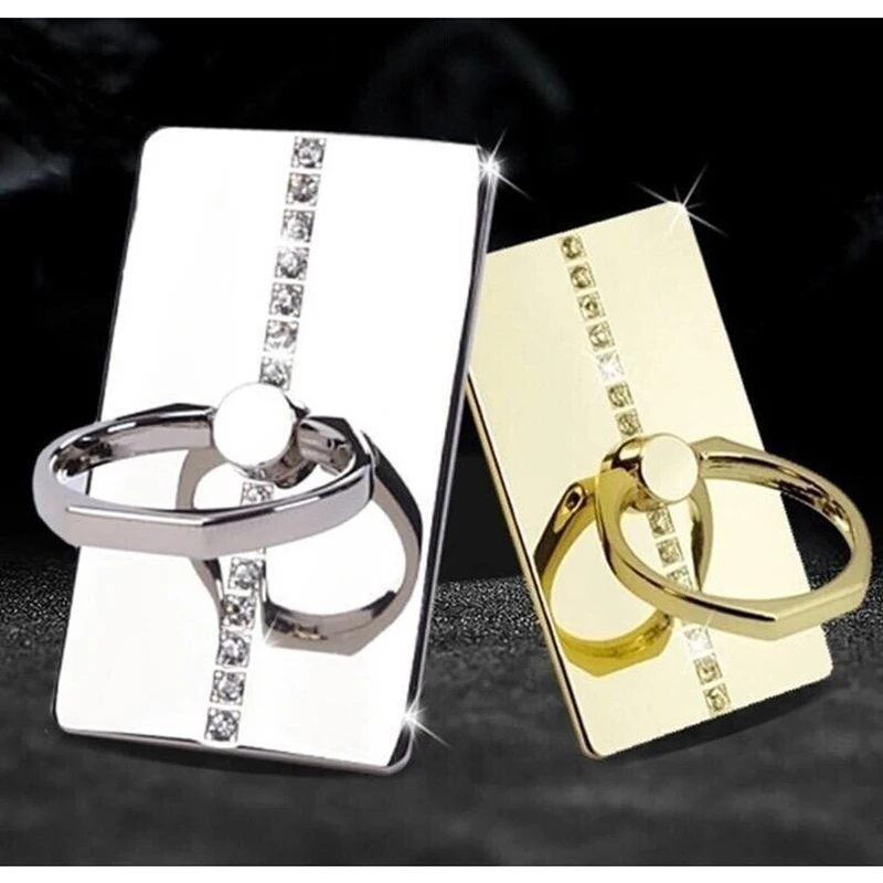 360° Rotating Universal Phone Ring Holder - Metal Stand with Anti-Slip Finger Grip
