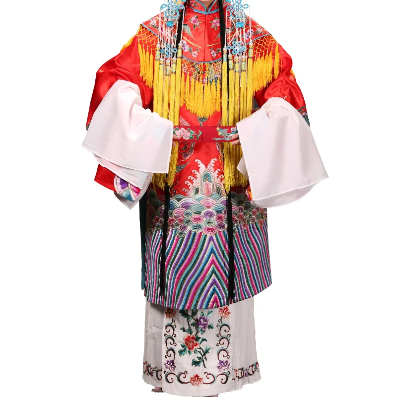 Costume Women's Peking Opera Play Costume Drama Collection Performance Phoenix Coronet Cape Decoration