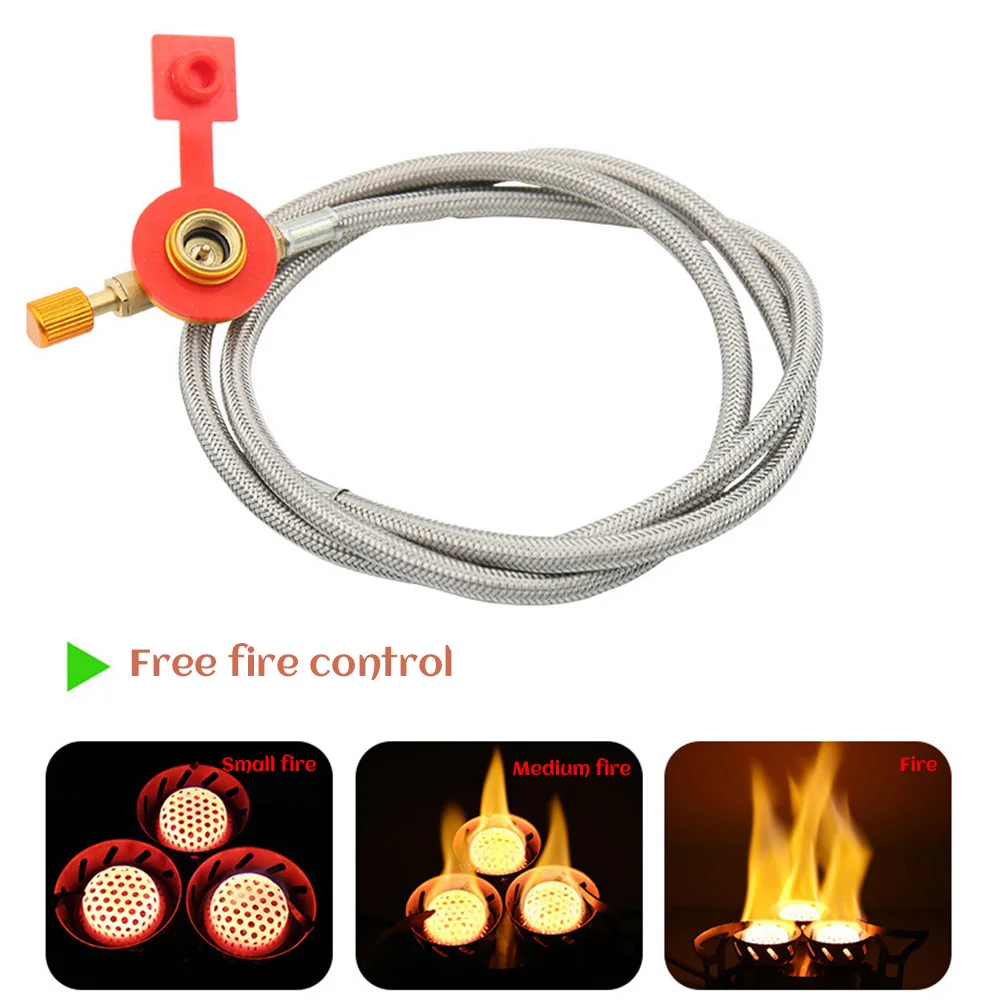 Camping Gas Burner Portable Camping Split Stove Gas Burner 11000W High Power Outdoor Cooking Gear With Storage Bag For Hiking Emergency Use