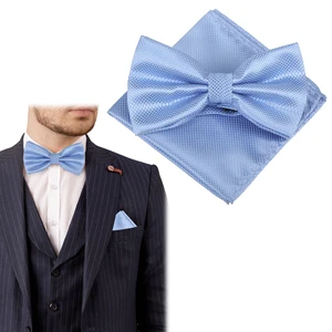 Stay Fashionable Men S Bow Tie With Pocket Easy To Wear Easy To Style Fashion Accessory Polyester