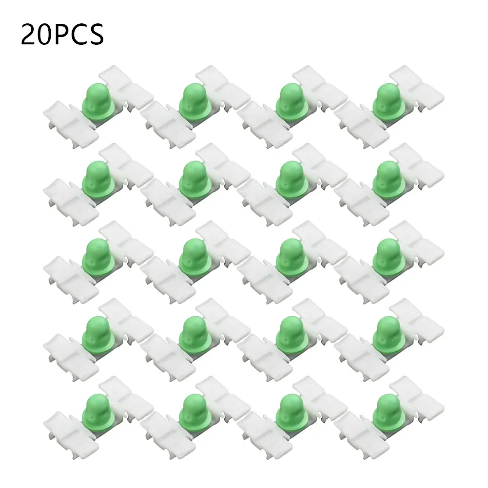 

20pcs Car Exterior Door Fender Moulding Trim Clips For BMW E36 E46 323 325 328 330 Plastic Car Feader Clips Fastener Clips