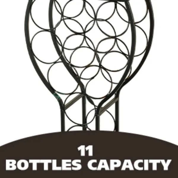 Wine Storage Organizer Display Rack Table