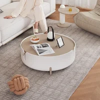 Tables basses de Style crème moderne Designers salon italien canapé Tables basses d'appoint Salon originalité meubles Tavolino FYCT 1