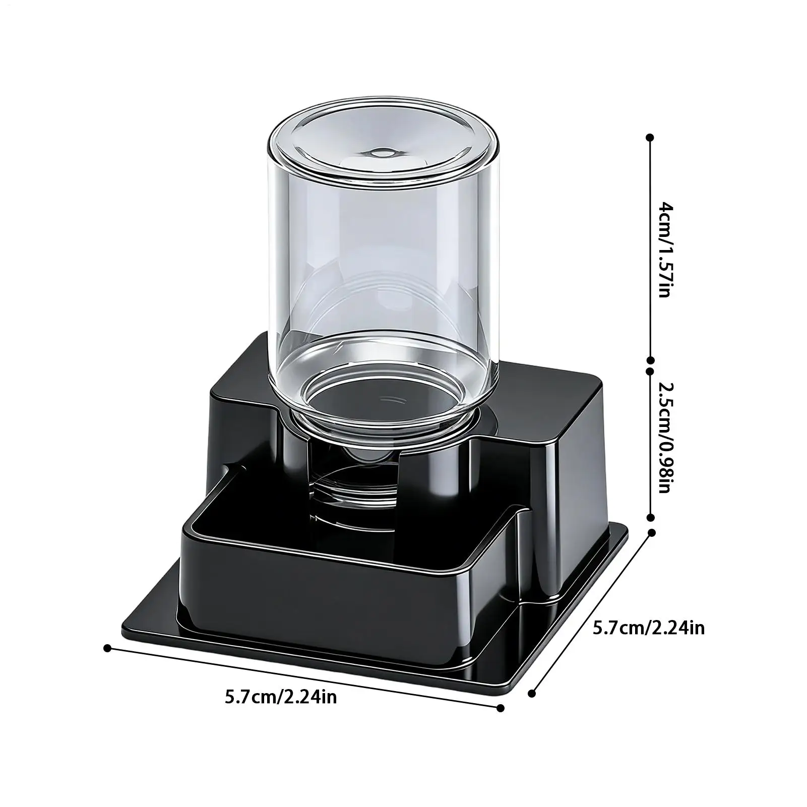 Ciotola Automatica per Acqua per Rettili, Contenitore Riutilizzabile, Stazione di Alimentazione Creativa, Ornamento, Strumento per Bere per Serpenti, Tartarughe e Geco - immagine 5