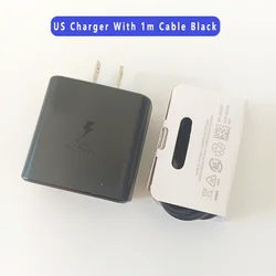 SAMSUNG 45W Fast Charging USB - C Wall Adapter - Black - US With Cable