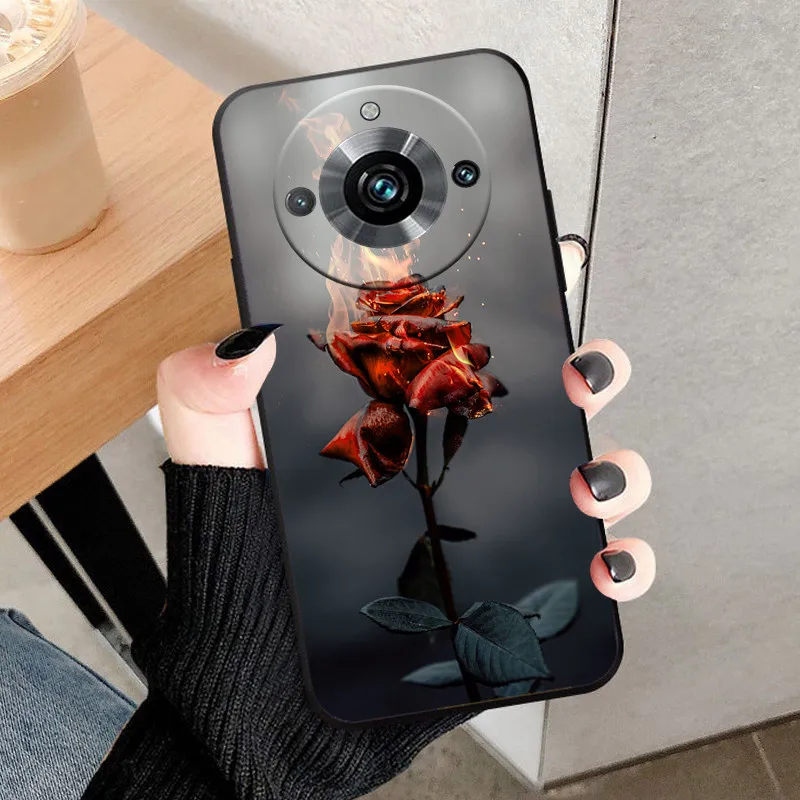 Sleek Black Shockproof TPU Silicone Case