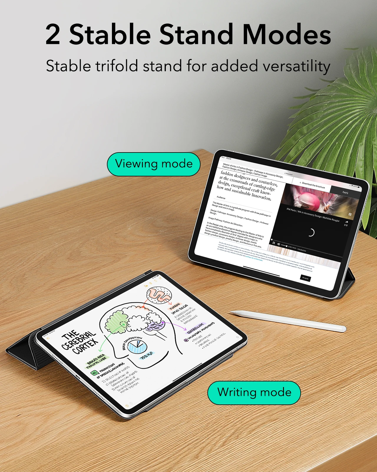 Esr-smart Trifold Stand Case para Ipad Capa Magnética para Ipad Pro 11 2023 Rebound Air 11 - Imagem 4