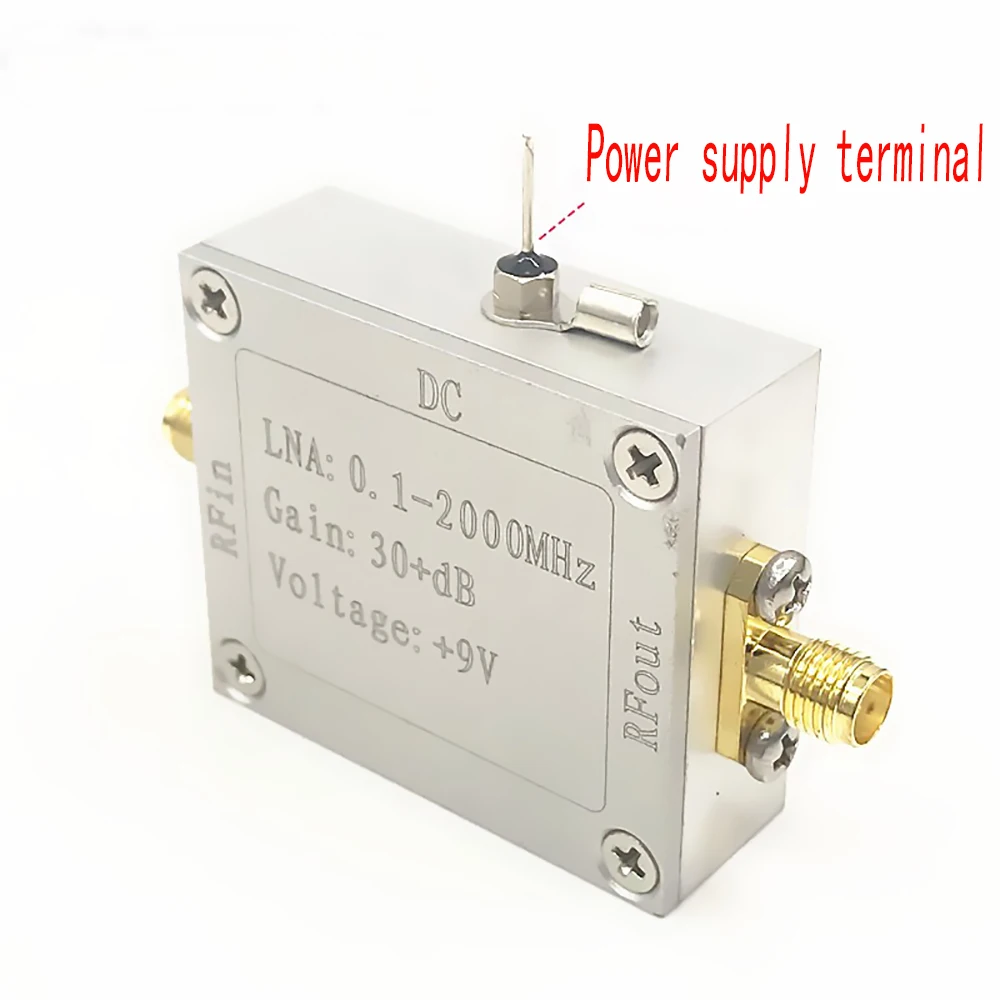 RF 광대역 증폭기, 고주파 증폭기, 1-9300MHz 이득, 22dB, 12V