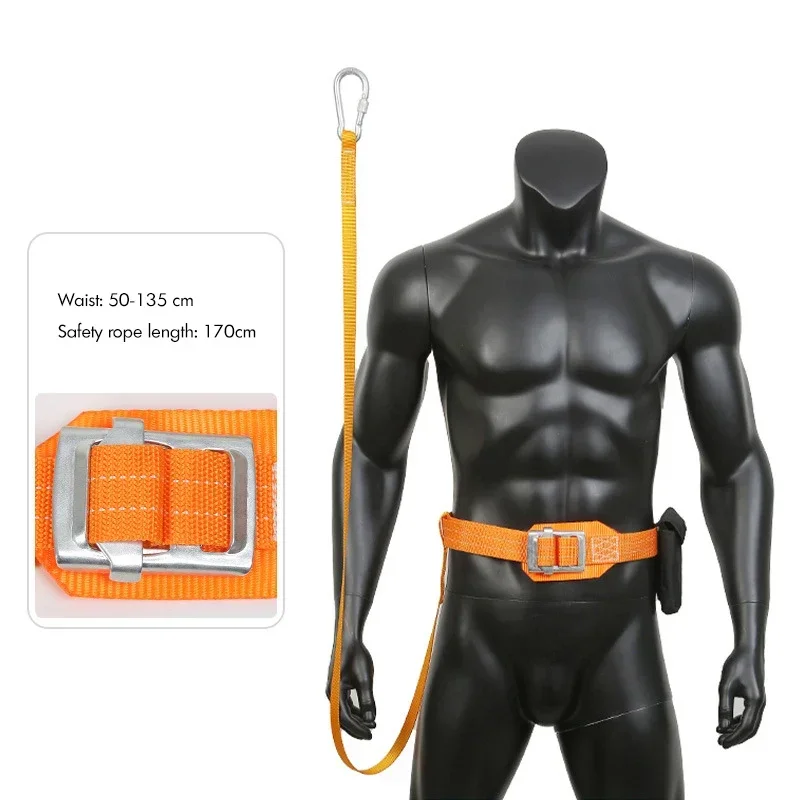 Safety Harnesses Belt With Lanyard Tree Climbing Protection