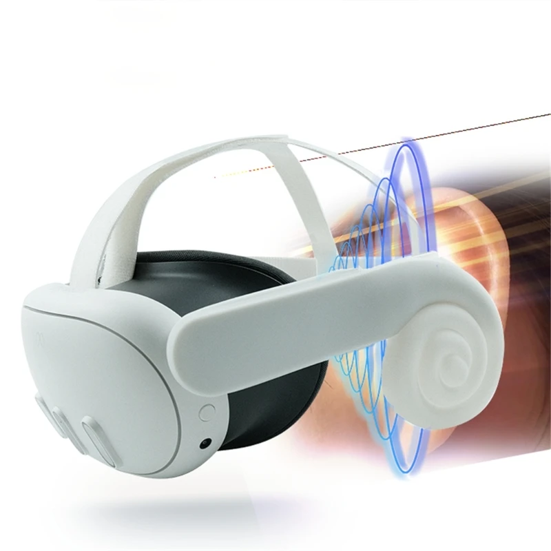 Silikon-Ohrenschützer, verbesserter , leichtes VR-Headset, Original-Audio-Ohrenschützer für Meta Quest 3 VR-Zubehör