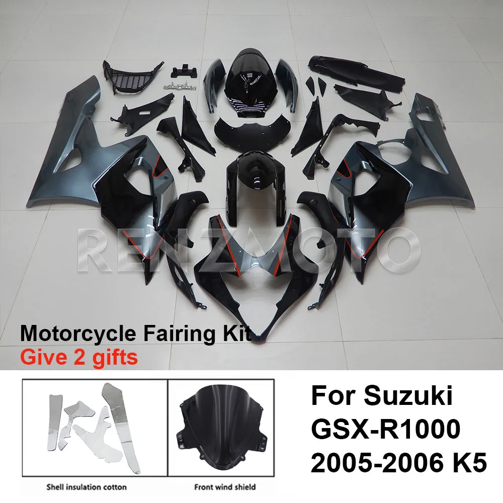 

For Suzuki GSX-R1000 2005-2006 K5 K6 Fairing Motorcycle Set Body Kit Decoration Plastic Guard Plate Accessories Shell S1005-111a