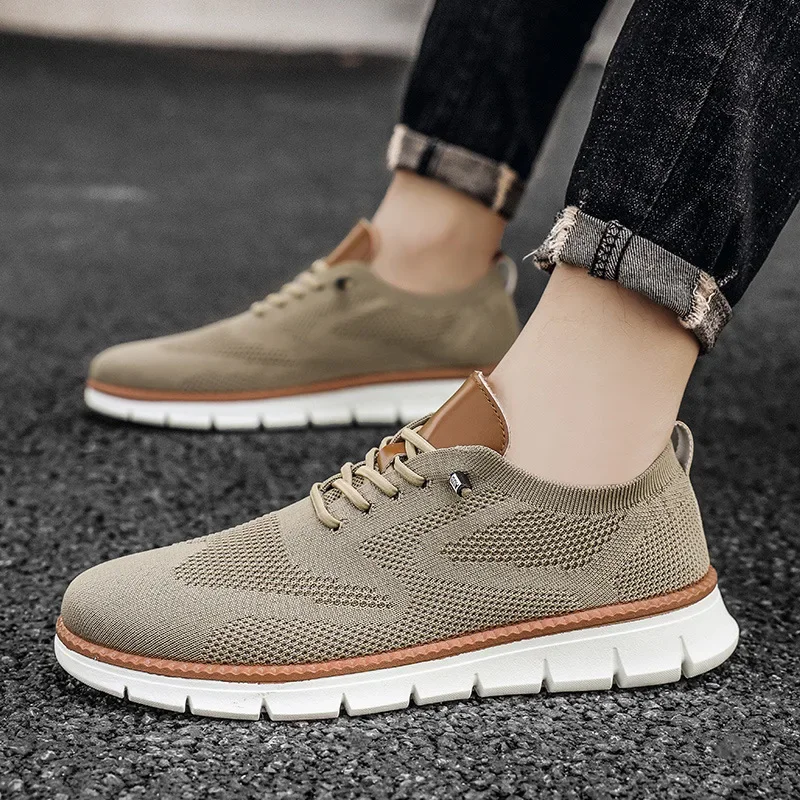 Men Casual Shoes Breeze Stylish Oxfords Fashion Formal Business Urban Non Slip Dress Sneakers for Party leather shoes,anti slip shoes