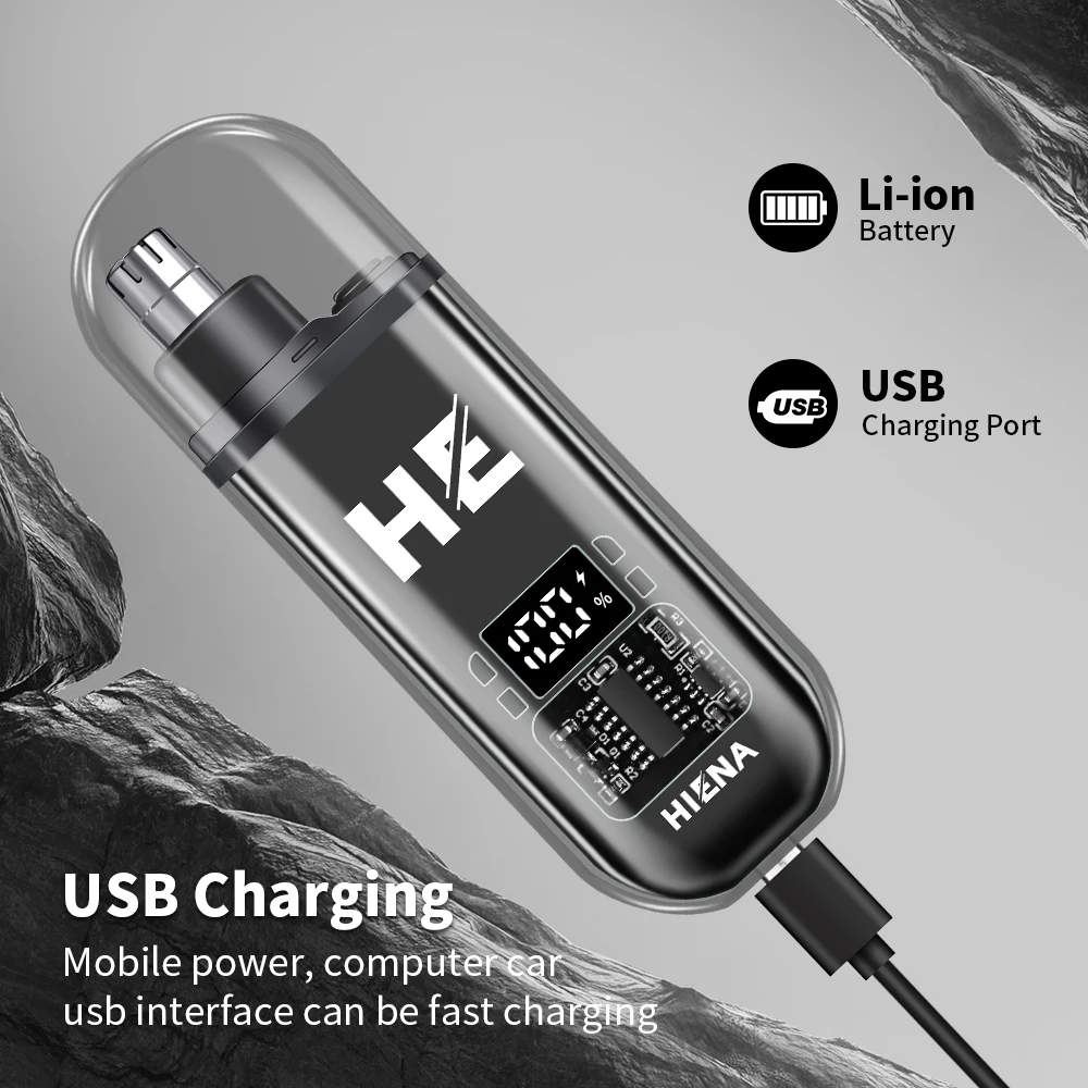 Xiaomi Portable Electric Nose Hair Trimmer Mini Pocket Nose Ears Hair Eyebrow Trimmer for Men Rechargeable Painless Clipper nose hair trimmer