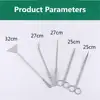 Aquarium Scissors Tweezers Flat Shovel Stainless Steel Water Grass Pruning Tools Fish Tank Cleaning Tool Aquarium Accessories 3