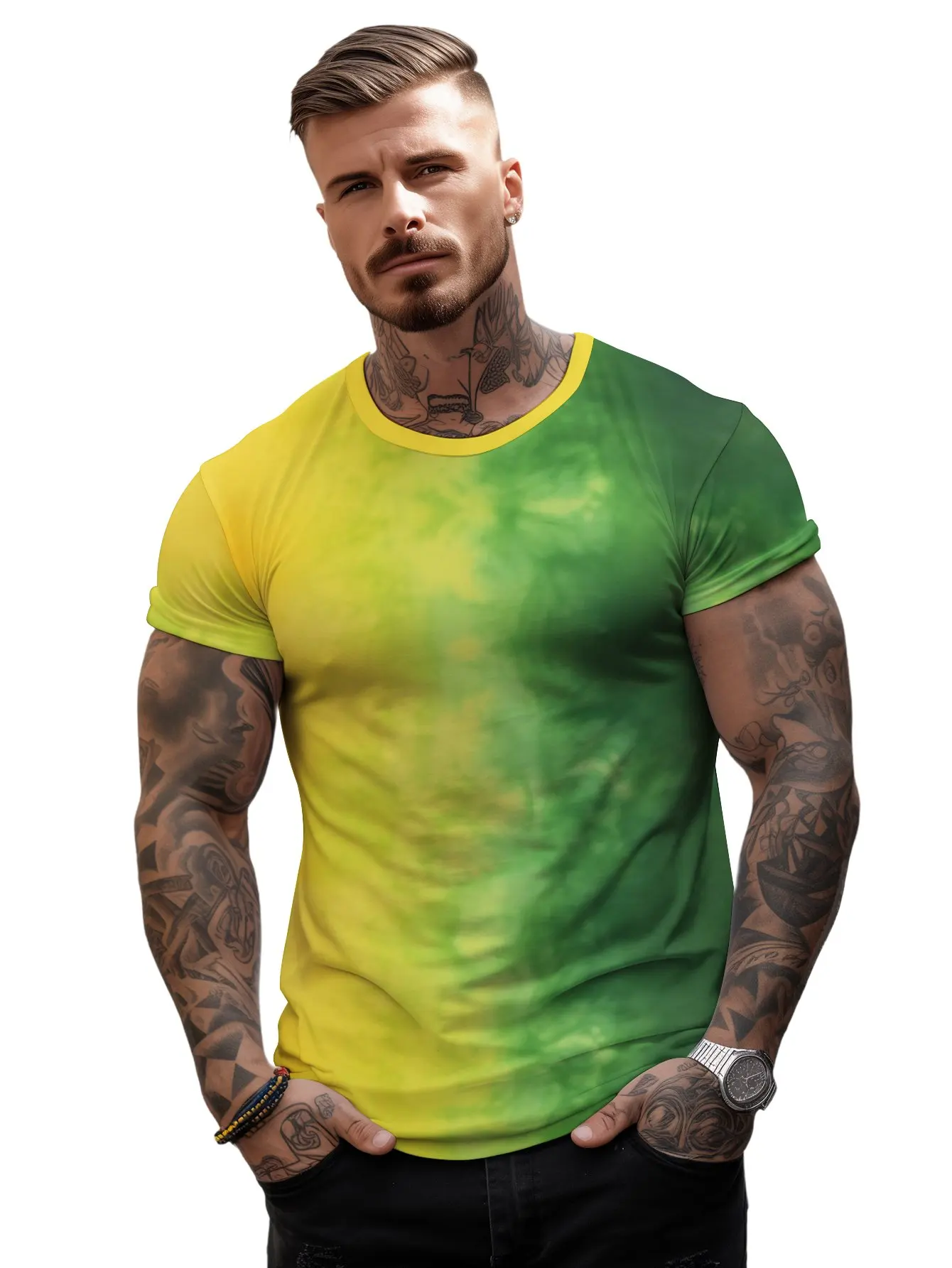 

2024 new in tops & tees 3D printed men's short sleeve T-shirt mens clothing graphic t shirts